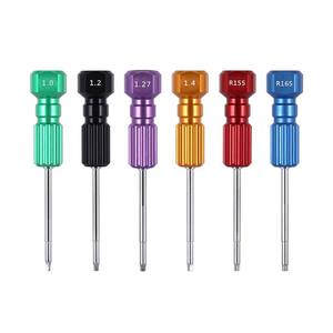 Kit de Destornilladores Manuales para Implantes Dentales Surtechs de Alta Calidad, 6 Piezas, Herramientas para Abutments de Laboratorio, Porta Destornilladores Hexagonales, Grado Médico - Product Image 1