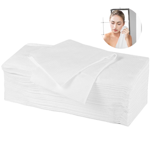 Serviette de bain jetable unie écologique en non-tissé, lot de 50 pièces, séchage rapide, antimicrobienne, pour voyage, été, natation, usage hôtelier - Product Image 1