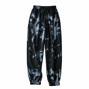 Pantalones Deportivos Unisex de Gran Tamaño, 100% Algodón, de Alta Calidad, con Estampado Tie-Dye, Diseño de Logotipo Personalizado - Product Image 4