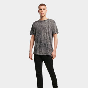 Camiseta Cómoda para Hombre con Lavado Ácido, Nuevo Estilo, 100% Algodón, Venta al por Mayor, Camiseta Personalizada con Lavado Ácido, Camiseta Vintage con Lavado Ácido - Product Image 6