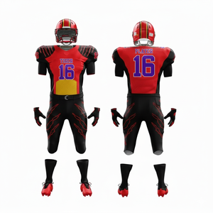 Premium Mesh Side <b>Panel</b> American Football Uniform for Clubs Wholesale OEM Customization New American Football Jerseys Stitched - Product Image 3