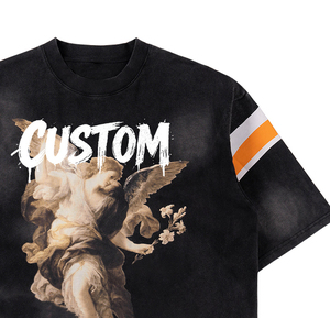 Custom Oversized Screen Printing Sun Fade Crop <b>T</b> Shirt Top Quality Cotton Fabric Front Printing <b>Back</b> Sun Fade <b>T</b> Shirt For Men - Product Image 4