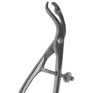 Pinzas de sujeción para cartílago y hueso Martin, 205 mm (8 pulgadas), acero inoxidable, pinzas quirúrgicas ortopédicas manuales, clase I, uso clínico - Product Image 4
