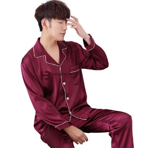 New Luxury Pajama set Satin Silk Pajamas Sets Couple Sleepwear Family Pijama Lover Night Suit Men & Women Casual Home Clothing