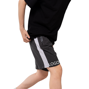 Shorts de sport mi-taille en toile respirante pour hommes, 100 % coton, fabrication OEM/ODM sur mesure, prix compétitif, Vietnam - Product Image 3
