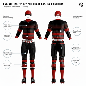 Sportswear Baseball Jersey Uniform Custom Men Women Youth Team Sports Set Lightweight Breathable Quick Dry Durable Uniform - Product Image 2