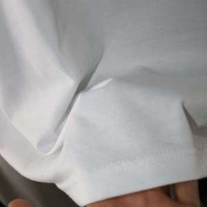 เสื้อยืดสีขาวล้วน ทรงโอเวอร์ไซส์ ผ้าฝ้าย 100% หนา 220 กรัม ปักลายตามสั่ง พิมพ์ลายดิจิตอล ลายนูน ทรงสปอร์ต ยาว รุ่น FZYPS - Product Image 5