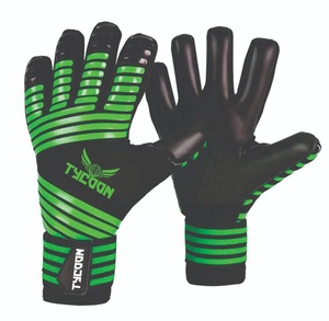 Gants de gardien de but de football de haute qualité, protection des doigts, quantité minimale de commande, paume professionnelle de football et dos de main en PU souple - Product Image 4