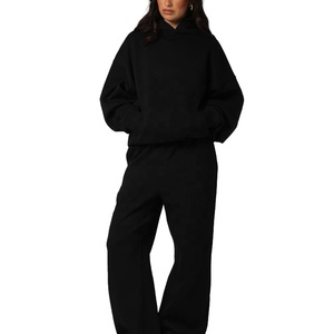 Haut de gamme tendance : Sweat à capuche unisexe d'hiver, imprimé brodé, pull noir, survêtement doublé, logo personnalisable, confort polaire - Product Image 6