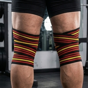 72 inch Resistance <b>Knee</b> Wraps Elastic <b>Knee</b> Support Weightlifting Push Up Non Slip Training Wear <b>Knee</b> Wrap Unisex - Product Image 4