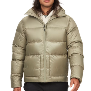 Chaqueta de Invierno Personalizada de Alta Calidad para Hombre, Chaqueta Ligera con Capucha, Chaqueta Acolchada Gruesa para Hombre, Logotipo Frontal, Repelente al Agua - Product Image 4