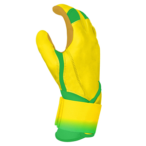 Gants de frappeur de baseball en cuir Cabretta personnalisés, fermeture auto-agrippante, légers, durables, tailles S-XXL pour droitier/gaucher, manchette longue - Product Image 3