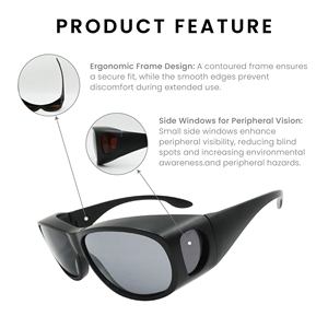 SU2104AOTG UV400 Protection <b>Scratch</b> Resistant Sport Style Tint Change Sunglasses with PC Temples for Unisex - Product Image 2
