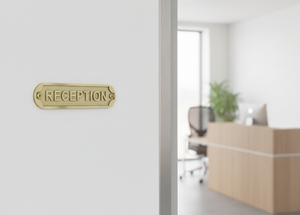 Custom Engraved Solid Brass Plaque Personalized Metal <b>Name</b> <b>Plate</b> Door Sign House Address Sign Vintage Antique Bronze Finish D3 - Product Image 2