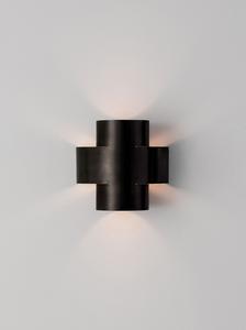 Lámpara de Pared de Hierro de Diseño Costero Moderno, Luz Regulable de 12 Pulgadas, Bombillas Halógenas Ecológicas E26, Iluminación Interior para Hogar y Oficina - Product Image 6
