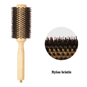 Meilleure vente de <span class=keywords><strong>brosse</strong></span> à cheveux professionnelle en bois pour femmes et hommes pour le lissage des poils de sanglier - Product Image 2