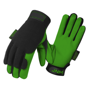 Cowhide Grain Leather Protective <b>Gloves</b> Breathable Spandex Laminated Mechanic Assembly <b>Driving</b> <b>Gloves</b> Fireproof Safety <b>Gloves</b> - Product Image 3