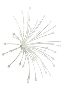 Modern <b>Crystal</b> Starburst Christmas <b>Tree</b> Ornament Clear Beaded Star Decoration for Holiday - Product Image 6