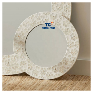 Direct Factory MOTHER OF PEARL <b>MIRROR</b> Elegant <b>Compact</b> Design PEARL <b>COMPACT</b> <b>MIRROR</b> Wholesale Vietnam - Product Image 1