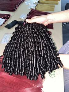 Top1 Vip prix haute qualité Super doux extensions de cheveux vierges vietnamiens Pixie bouclés pleine dentelle avant perruques 613 perruque de cheveux humains - Product Image 4