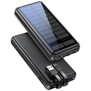 Banco de Energía Solar Portátil de 30000mAh con Carga Rápida USB-A y USB-C para Teléfono Móvil, Compatible con la Mayoría de los Dispositivos, Diseño Compacto - Product Image 1