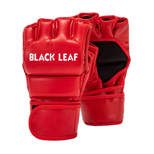 Gants de MMA personnalisés à demi-doigts pour l'entraînement au grappling, gants de combat sportifs, fabricant OEM ODM - Product Image 2