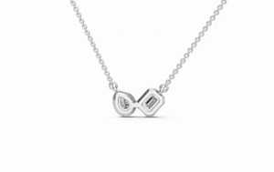Collar Serenit de 29 Piezas con Colgante de Diamante Ovalado de 0.393 Quilates Cultivado en Laboratorio, Chapado en Oro Rosa de 9K, 14K y 18K - Product Image 4