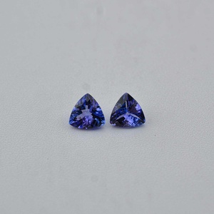 8mm พลอย tanzanite เหลี่ยมเพชรพลอย tanzanite เหลี่ยมเพชรพลอยเจียระไนแบบเจียระไนหลายล้านล้านชิ้นอัญมณีคุณภาพ AAA - Product Image 2