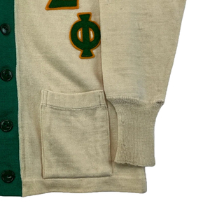 New Custom Design Pattern University <b>Cardigan</b> <b>Sweater</b> University Embraided Logo with Greek Chenille Patch <b>Cardigan</b> - Product Image 6