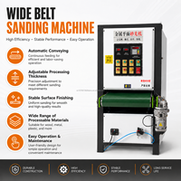 Machine de polissage automatique à bande large de 600 mm pour l'ébavurage, le brossage et la préparation de surface de l'acier inoxydable