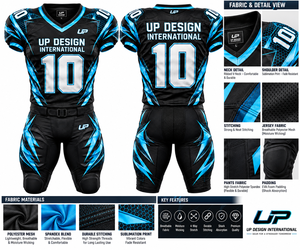 Custom American Football Uniform Set Custom Team Jersey and <b>Pants</b> Sublimation Sportswear with <b>Padding</b> for Men Custom Team Gear - Product Image 5