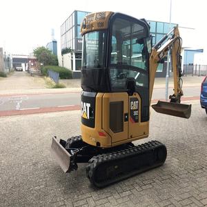 Mini-excavatrice sur chenilles Cat 302 CR de 1 à 3 tonnes, moteur haute performance, certifiée CE ISO EPA, excavatrice hydraulique - Product Image 1