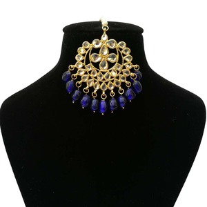 Tocado Étnico Royal Head de Aleación de Zinc Maangtikka para Mujer - Boda, Novia, Día de San Valentín, Aniversario, Despedida de Soltera - Product Image 3