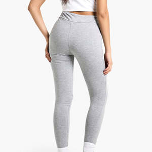 Leggings Deportivos de Spandex/Nylon de Color Sólido Personalizados OEM, Pantalones de Yoga para Mujer, Pantalones Ajustados que Realzan la Figura, para Gimnasio - Product Image 6