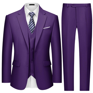ชุดสูทผู้ชายแบบสลิมฟิต ดีไซน์ใหม่ปี 2026 กระดุมแถวเดียว พร้อมกางเกง  ผู้ผลิตจากโรงงานโดยตรง ชุดแต่งงานผู้ชายราคาถูก - Product Image 1