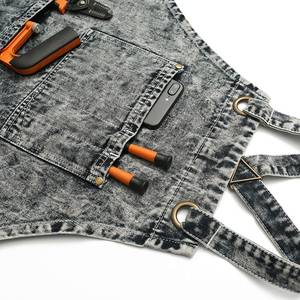 Delantal de Trabajo de Lona de Lujo con Múltiples Bolsillos, Impermeable, Profesional, para Bartender, Camarero, con Bordado de Marca Personalizada - Product Image 4