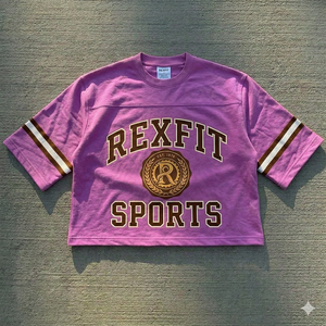 เสื้อยืดสตรีทแวร์สีดำฟอกกรด REXFIT SPORTS ทรงโอเวอร์ไซส์ คอโอ ผ้าฝ้าย สำหรับผู้ชาย รับผลิตตามแบบ OEM - Product Image 5