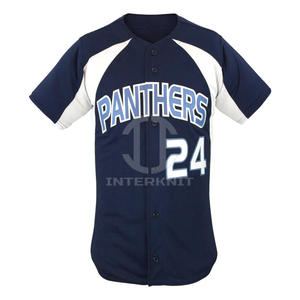Ensemble de maillot et pantalon de baseball personnalisé à manches courtes en polyester, sublimation, anti-humidité, protection UV, taille élastique, sport - Product Image 2