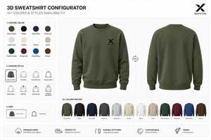Sweat-shirt à capuche pour homme X Sports City, style streetwear, mélange de coton et de polyester de qualité supérieure, couleurs unies, vente chaude, vêtements de mode OEM/ODM - Product Image 4