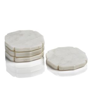 Coffee <b>coaster</b> <b>set</b>, round marble <b>coaster</b>, luxury marble <b>coaster</b>, premium <b>coaster</b> <b>set</b>, marble table <b>coaster</b> - Product Image 4
