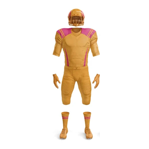 Maillot de football personnalisé avec initiales en twill, kit de football américain sublimé pour jeunes et adultes, uniforme d'entraînement - Product Image 1