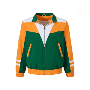 Chaqueta Cortavientos FAMU con Cierre Completo, Chaquetas Cortavientos para Fraternidades al por Mayor con Opciones de Bordado Personalizado, Color Sólido, Ligera, OEM - Product Image 1