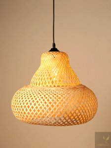 Premium Bamboo Pendant <b>Light</b> Sustainable Handcrafted Style for Hotel Restaurant and Home Lighting Applications - Product Image 1
