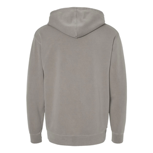 Sudadera con Capucha Extra Grande para Hombre, Color Gris Topo, 100% Algodón Felpa, con Bolsillo Canguro, Estilo Urbano Ecológico Personalizado - Product Image 6