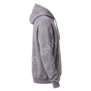 Sudaderas con Capucha para Hombre con Lavado Ácido, Precio Mayorista, Servicio OEM, Bajo MOQ, Básicas, Mezcla de Algodón, Gran Venta - Product Image 4
