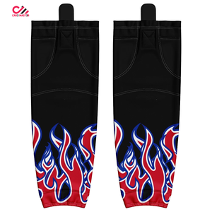 Durable Lightweight Quick Dry Ice Hockey <b>Socks</b> Stretch Fabric Stitching Customizable Design Logo 100% <b>Polyester</b> <b>Socks</b> - Product Image 1