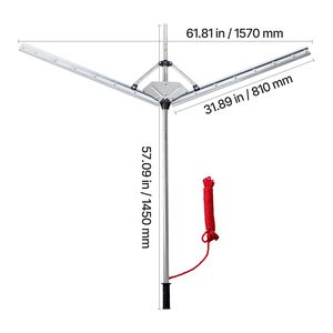 Desmalezador manual para plantas acuáticas de lagos y estanques, con cuchillas de acero de alta resistencia, 62 pulgadas de ancho máximo de corte, cortador afilado y rastrillo en una sola herramienta - Product Image 2