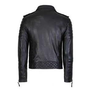 Vestes en cuir respirantes personnalisées avec logo et design sur mesure, dernière collection 2026, nouvelles vestes en cuir brillantes pour motards - Product Image 2