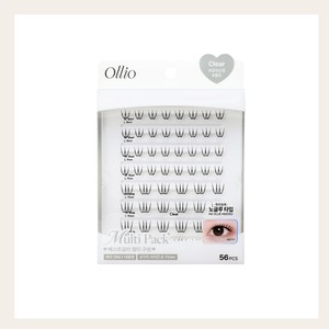 Extensions de cils pré-faites Ollio sans colle, multi-pack transparent, fabriqué en Corée, extensions de cils abonnie - Product Image 6