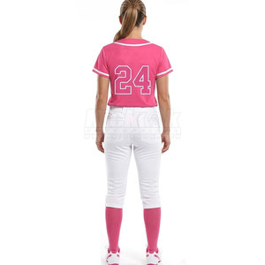 Conjunto de Uniforme de Softbol Profesional para Equipos, Pantalones y Camiseta para Clubes Deportivos y Escuelas, Tela de Poliéster Ligera y Transpirable, Personalizable - Product Image 2